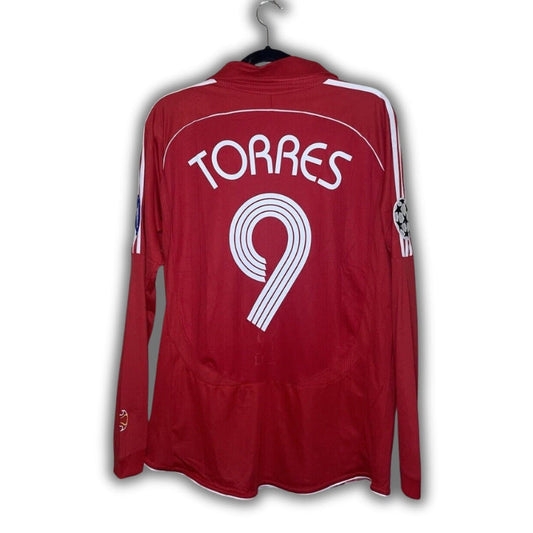 Fernando Torres #9 Liverpool FC Champions League 2007-2008 Long Sleeve Jersey