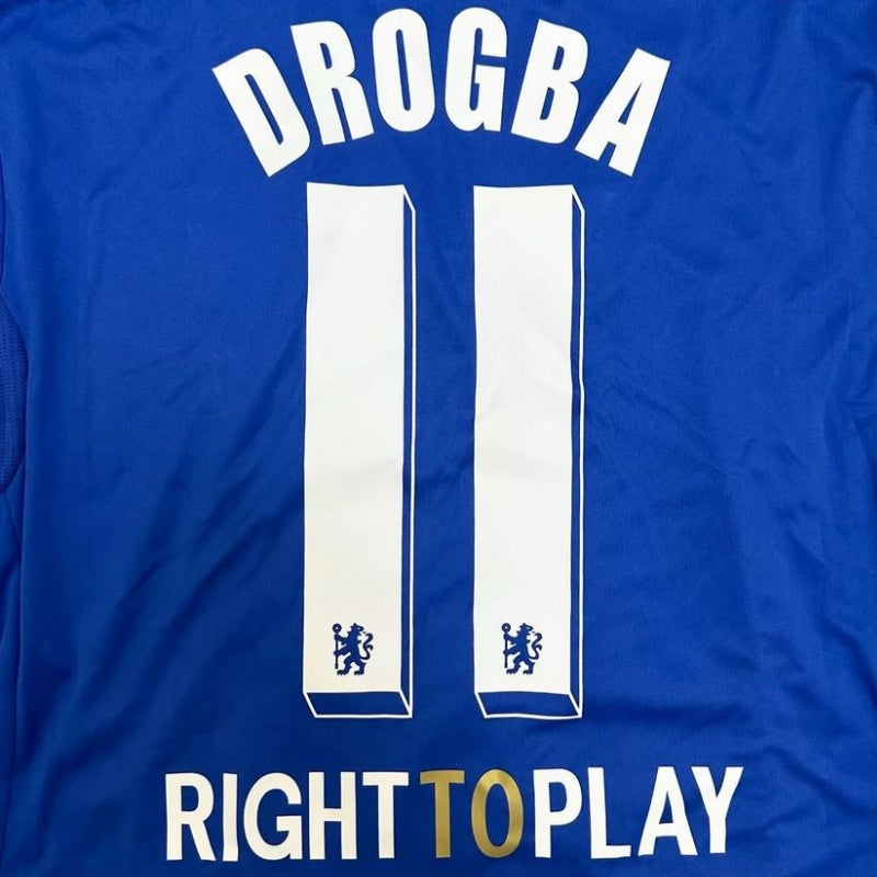 Didier Drogba #11 Chelsea 2011/2012 Final Champions League Jersey Long Sleeve