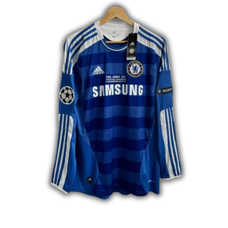 Didier Drogba #11 Chelsea 2011/2012 Final Champions League Jersey Long Sleeve