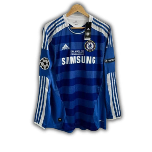 Didier Drogba #11 Chelsea 2011/2012 Final Champions League Jersey Long Sleeve