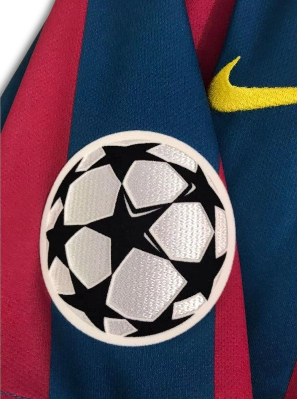 Ronaldinho #10 FC Barcelona 2006 Final Champions League Jersey Short Sleeve